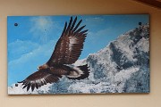 73 Dipinto con aquila reale sulla Biata degli Alpini